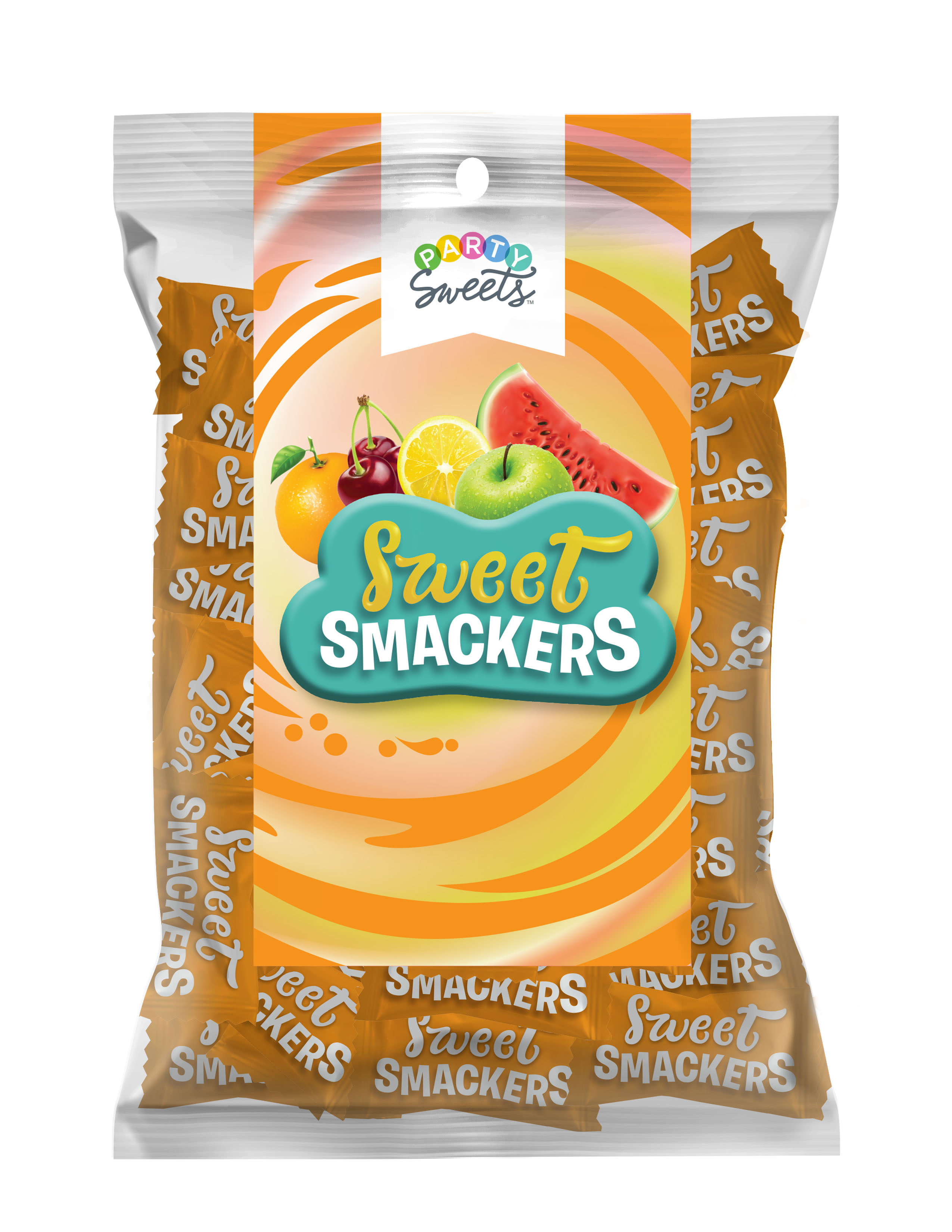 sweet smackers rendering label orange